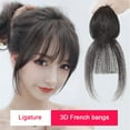 thumbnail image 3 of ZOUBAOQ Invisible Seamless Thin Hair Topper Hairpiece Cover Up Bangs Baldness C5F8, 3 of 9