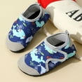 thumbnail image 4 of LIIPEE Girls Sneakers Summer Fashion Cute Cartoon Printed Closed Toe Non- Soft Sole Shoes Casual Beach Water Sports Sneaker,Navy,2-2.5 Years, 4 of 4
