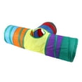 thumbnail image 1 of Durable gato de 3 vías de juego de juguete para mascotas de aventura para cachorro conejo escalada juguetes de Sunnimix Túnel para gatos de 3 vías, 1 of 7