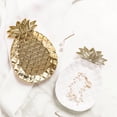 thumbnail image 4 of Plato blanco para servir frutas, dulces y joyas Bandeja de cerámica con forma de fruta, 4 of 8