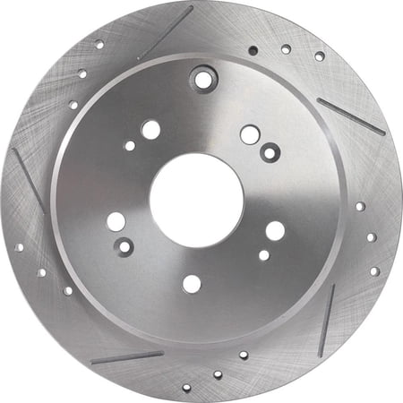 New Solid Brake Disc Compatible With Acura Honda RDX Base 4 Cyl 2.3L CR-V EX-L 4 Cyl 2.4L CR-V Touring 4 Cyl 2.4L CR-V LX 4 Cyl 2.4L 2005-2018 By 19374 31372 44317 60432 145678