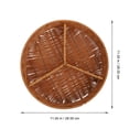 thumbnail image 2 of Panier de Rangement Imitation Rotin 1 Pce Conteneur Multifonction pour Bric-à-Brac, 2 of 9