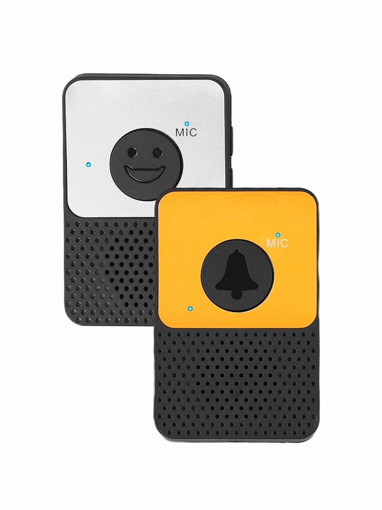 Wireless Doorbell with Hands Free Communication and Impressive 1000ft Range