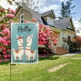 thumbnail image 4 of Hello Llama Polyester Garden Flag 12.5x18 Inch - Cute Outdoor Yard Flag for Home & Garden Decor, 4 of 6