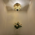 thumbnail image 2 of ENJOY DECOR LAMPS 12-Inch Tiffany 2-Light Bronze Corded Electric Ceiling Light with Stained Glass Bowl, 2 of 5