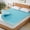 2 Inch/Blue, variant on 2 Inch Twin Size Memory Foam Mattress Topper with Cooling Gel Egg Crate Mattresses Top, Cooling Gel, Plush Feel Breathable Pressure Relief Matress Pad