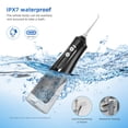 thumbnail image 2 of 300ml  Portable Cordless Oral Irrigator Rechargeable Travel Irrigation Cleaner IPX7 Waterproof Electric Waterflosser Flossing Machine for Teeth Cleaning, 2 of 5
