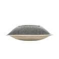 thumbnail image 3 of Laddha Home Designs Handwoven Geometric Flanged Throw Pillow Cover - 20" - Gray and Cream, 3 of 8