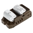 thumbnail image 1 of Interruptor de ventana eléctrica Unique Bargains para Mercedes-Benz S450 S550 S560 No.2229050009 Interruptor de control de ventana ABS Marrón Lado del Conductor Frontal, 1 of 7