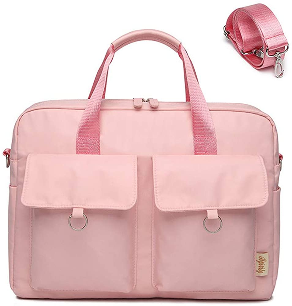 QWZNDZGR Laptop Crossbody Bag Commute Messenger Bag Briefcase Fits for