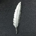 thumbnail image 4 of EHJRE Vintage Alloy Feather Leaf Shape Brooch Pin Wedding Corsage Breastpin, 4 of 7