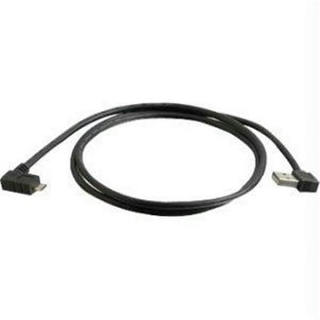 UPC: 0757120281139 | C2G 1m USB A to Micro-USB B Cable with Right Angeled Connectors-USB 2.0 3ft