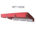 thumbnail image 1 of Chaise de Jardin Extérieure Tissu d'Ombrage 118*110CM 167*110CM Couleur Rouge, 1 of 6