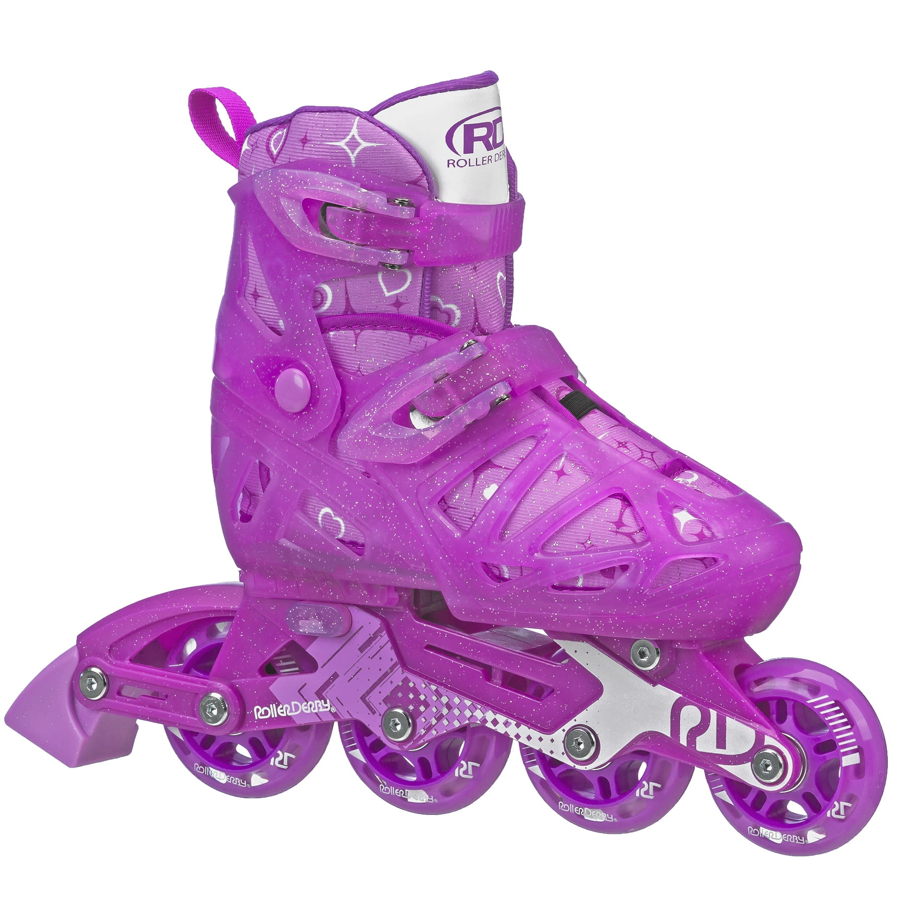 Roller Derby Tracer Girls Adjustable Inline Skates - Walmart.com ...