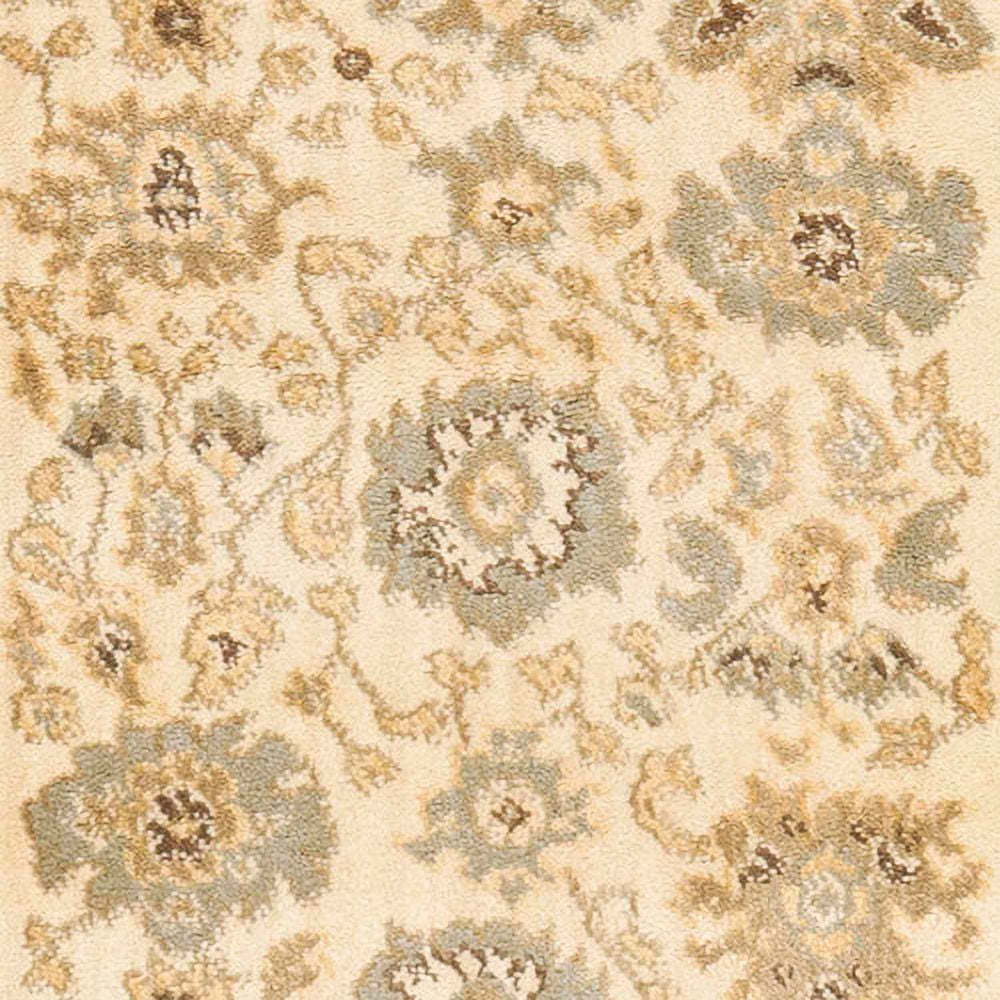 Safavieh  Heirloom Shyann Traditional Oriental Rug Cream/Blue 2'3" x 8' Runner 3' x 5', 8' Runner Runner, Indoor Entryway, Living Room, Bedroom