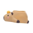 thumbnail image 4 of MERIGLARE Small Capybara Flower Pot Animal Flowerpot for Living Room Bedroom Household Lie Prone, 4 of 9