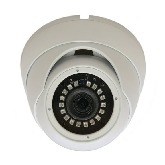 101av security dome camera 1080p 1920x1080 true full-hd 4in1(tvi, ahd, cvi, cvbs) 3.6mm fixed lens sony 2.4 megapixel starvis image sensor in/outdoor smart ir dwdr surveillance home office (white)