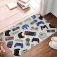 thumbnail image 5 of Gaming Bath Mat Boys Gamepad Area Rug Game Joysticks Bedroom Rug Nostalgic Gaming PC Door Mat 16"X24", 5 of 8