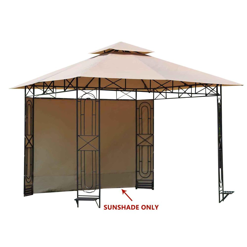 Sunjoy 110109345 Replacement Canopy Set for 10x10 ft Gardenscape Gazebo L-GZ071PST-3 