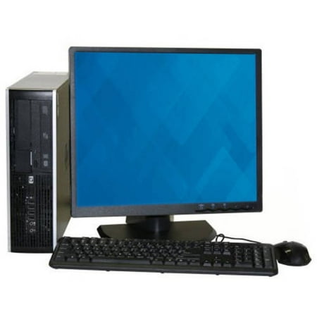 Refurbished HP 8000 SFF Desktop PC with Intel Core 2 Duo E7400 Processor, 8GB Memory, 19