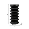 thumbnail image 5 of 8"Hx4" Diameter, Wood Accordion Candle Holder, Black Finish, Decorative Candle Holder for Centerpieces, Home Decor, and Ambient Lighting and a Decorative Complement, 5 of 12