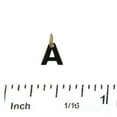 thumbnail image 2 of 18K Solid Yellow Gold Small Letter A Pendant, 2 of 3