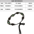 thumbnail image 2 of YooGuoGuo Women's tassel knotted belt hand woven belt Women's Bohemian Style Rope Braid Waist belt, 2 of 8