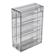 thumbnail image 1 of Caja de almacenamiento de joyas, expositor multicapa para collares y pulseras. Claro, 1 of 7