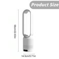 thumbnail image 3 of Tower Fans With Air Purifier 2 In1Bladeless Fan With Remote Control 8 Speeds 90° Oscillation Timer Standing Tower Fan Quiet Air Cooler For Home And, 3 of 9