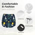 thumbnail image 6 of Lsque Space and Animals Printed Women's Running Shorts with Liner Pockets,Elastic Quick Dry Workout Athletic Gym Yoga Shorts,Womens High Waist Shorts-X-Large, 6 of 9