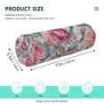 thumbnail image 3 of Cylindrical Pillow Decorative Neck Roll Pillow with Removable Washable Cover Roll Pillow for Knee Leg Neck Roses and Ribbons, 3 of 7