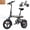 Gray, variant on FLYRUN 14" Folding Electric Bike for Adults, 500W Peak Motor, 36V 280.8Wh Battery, 20MPH,Mini E-bike, LCD Display, UL2849
