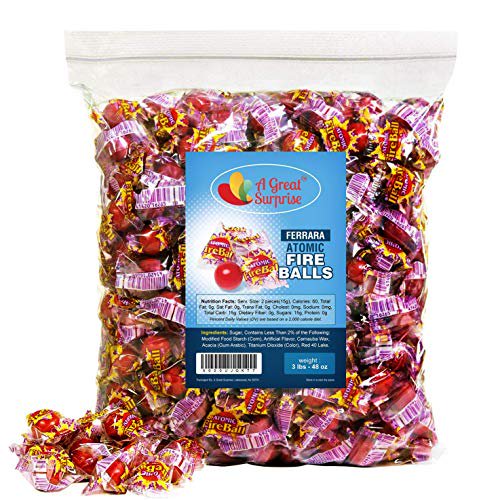 Fireball Candy Bulk Atomic Fireballs, Individually Wrapped Red