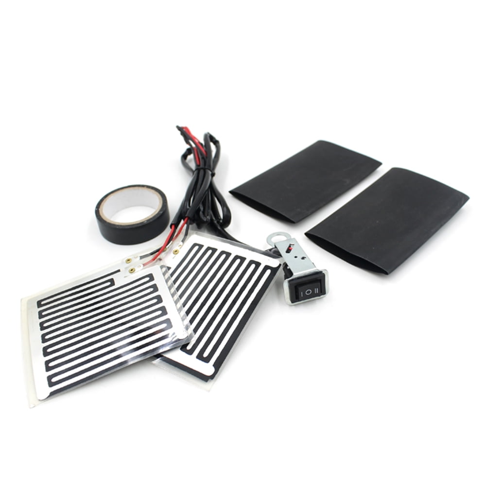 Anself Motorcycle Electric Heating Handlebar Warmer, Grip Warmer Heated