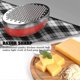 thumbnail image 3 of Cheese Grater With Food Container And Lid Fruit Vetable Chopper (red) Jiujiuso, 3 of 3