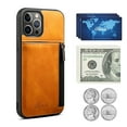 thumbnail image 2 of Wallet Phone Case for iPhone12/12Pro, Slim PU Leather Back Protective Cover Card Holder, 2 of 5