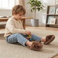 thumbnail image 5 of Fadezar Big Kids Fuzzy Slippers Winter Warm Cute Capybara House Shoes for Boys Girls, 5 of 5