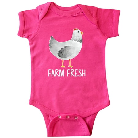 

Inktastic Farming Chicken Farm Fresh Gift Baby Boy or Baby Girl Bodysuit