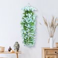 thumbnail image 5 of Ycandiee Artificial Fake Hanging Flowers Plants for Outdoor Spring Decoration, Artificial Hanging Flowers, Faux Silk UV Resistant Look Real Trailing Vines for Outside Home Planter Porch Patio, 5 of 6