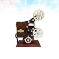 thumbnail image 2 of HINTRMENT 1Pc Music Box Retro Movie Projector Shape Brown Storage Box Classic Melody, 2 of 7