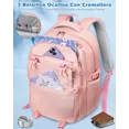 thumbnail image 4 of Mochila Escolar Viaje Bolsa Antirrobo Mujer Mochilas Para Laptop 15.6 Inch Iforu Rosa 30L, 4 of 8