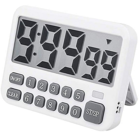Digital Kitchen Timer, Large Display Cooking Timer Cycle Count Up/Down with Digits Directly Input, Loud Alarm