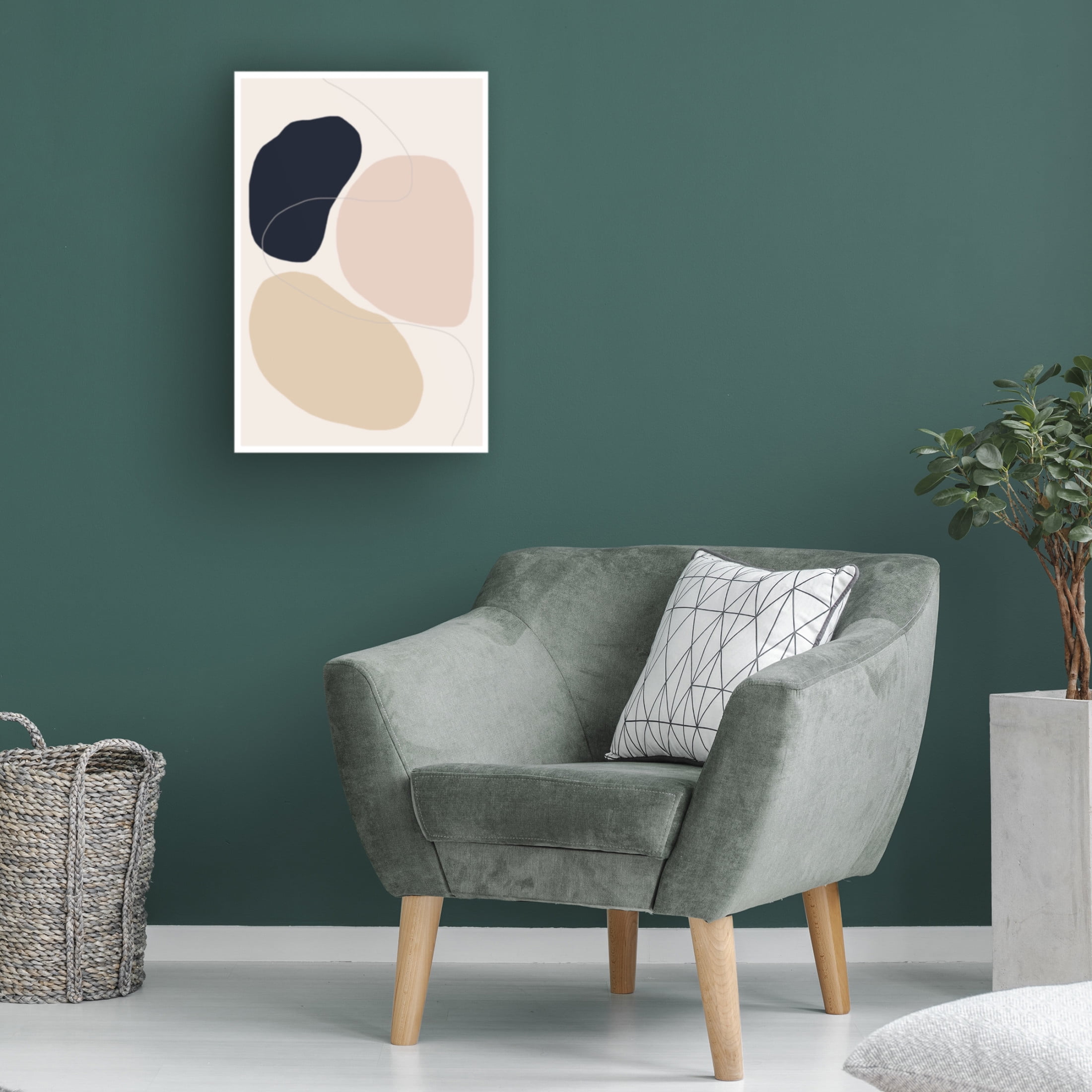 Trademark Fine Art THE MIUUS STUDIO Abstract Composition Canvas Wall Art