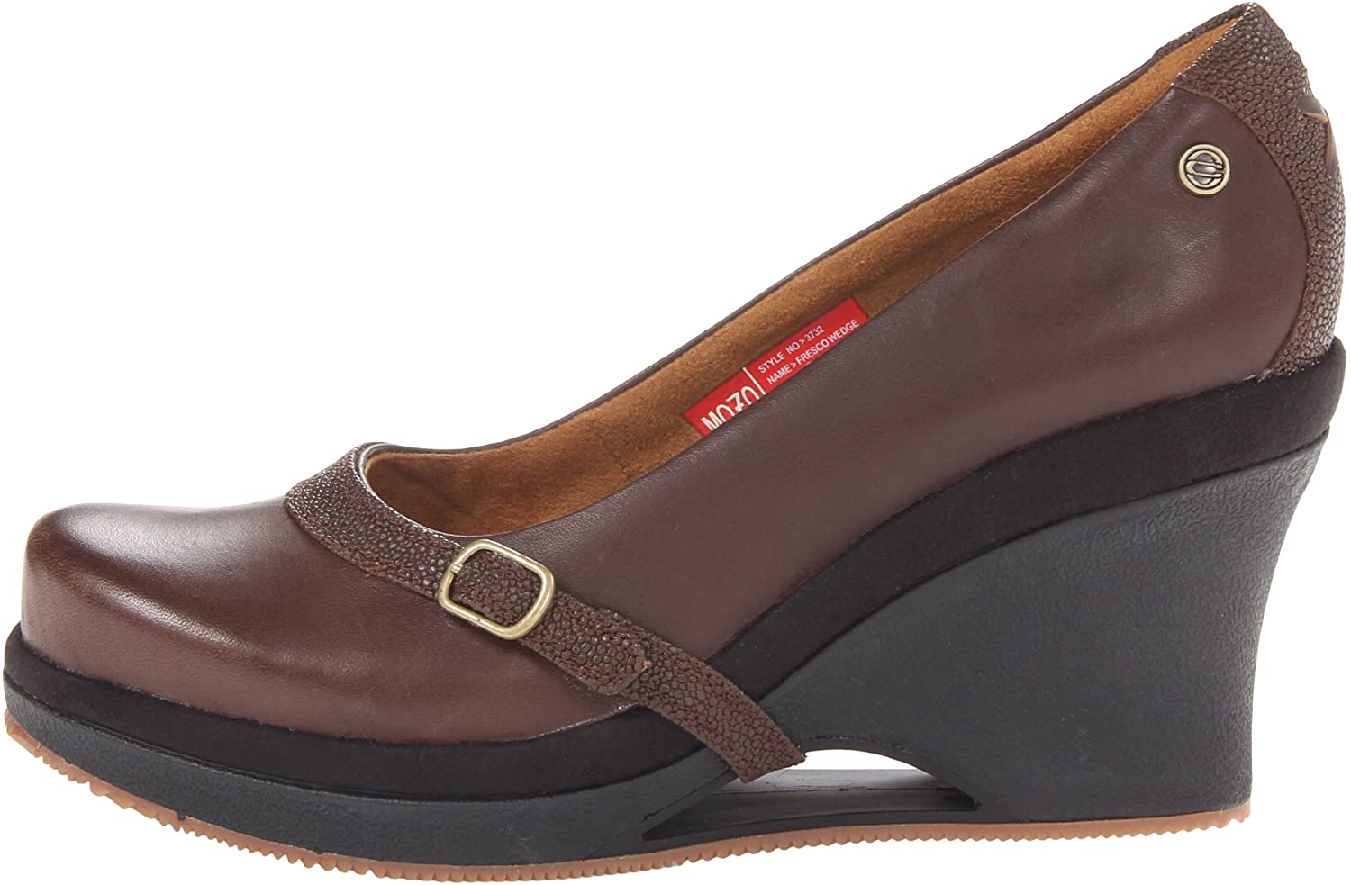 Fresco Platform Wedge Buckle Shoe Heels 