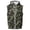 Army Green, variant on Delconic Mens Sleeveless Zip Up Hoodie Vest Casual Athletic Lightweight Fleece Lined Camouflage Print Retro Streetwear Outerwear Army Green L