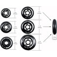 thumbnail image 5 of Rollerex VXT100 85A Kids RipStik/Inline Skate Wheels (2-pack w/bearings, spacers and washers) (Use on Hockey Roller Blades) - Can Be Used As RipStik Caster Board Wheel Replacements (80mm), 5 of 7
