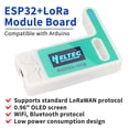 thumbnail image 3 of Placa de desarrollo ESP32 LoRa V3 con conjunto de baterías de 3000 mAh, 3 of 9