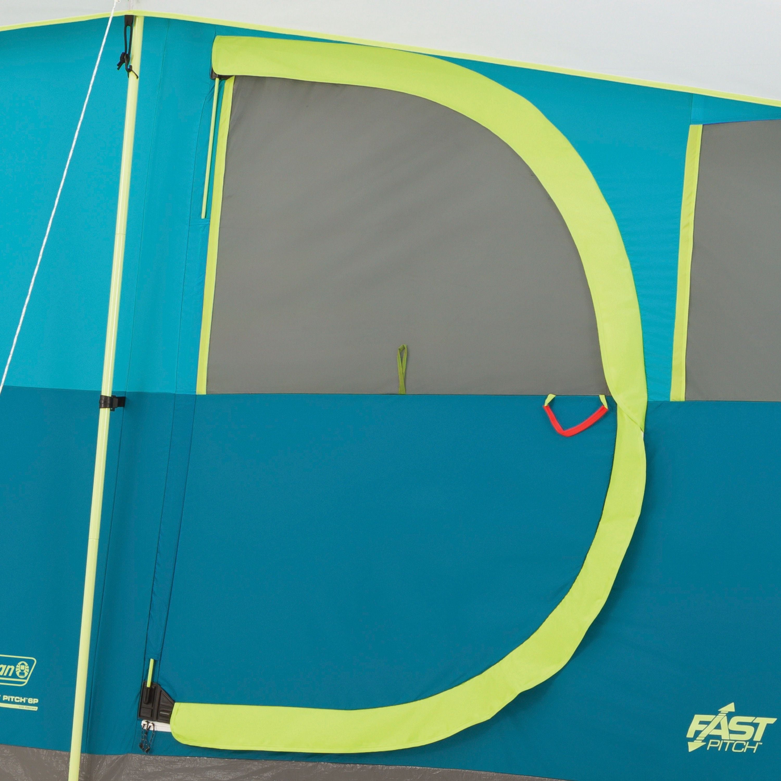 Coleman 6-Person Tenaya Lake Fast Pitch Cabin Camping Tent with Cabinets