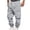 Gray, variant on Gytharion Cargo Sweatpants for Men Fall Winter Solid Casual Fleece Warm Athletic Workout Pants Loose Cozy Elastic Waist Drawstring Cinch Bottom Joggers with Multi-Pockets