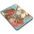 thumbnail image 4 of for MacBook Air 13" Case 2022 2021 2020 2019 2018 Release Model A2337 m1 A2179 A1932, Plastic Hard Shell Cover Cable Tie, Flower 160, 4 of 5